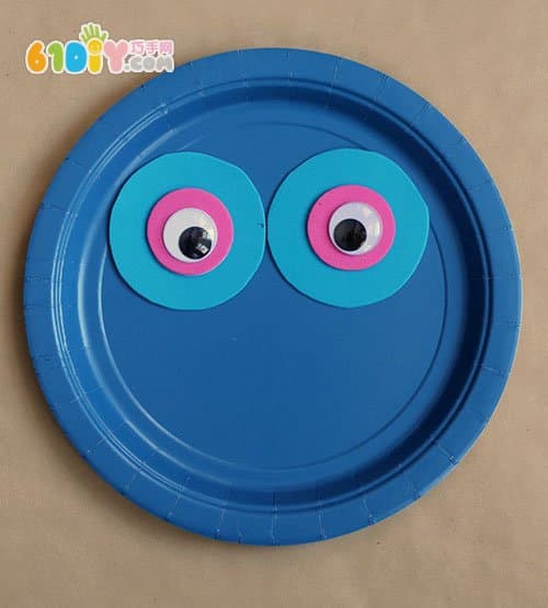 Children's paper tray handmade Owl DIY production