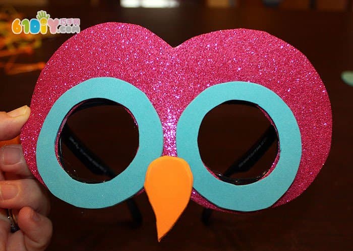 Halloween handmade owl mask making