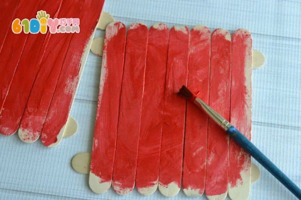 Autumn fruit handmade ice cream stick making apple