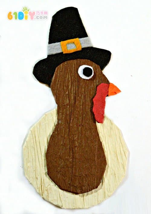 Wrinkle Paper Making Thanksgiving Turkey Tutorial