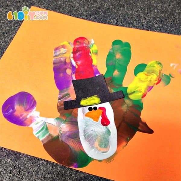 Color hand prints turkey