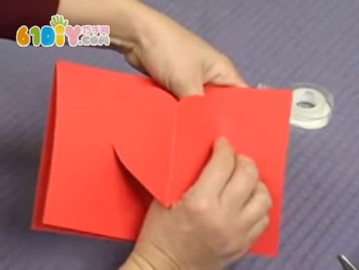 How to make a three-dimensional love Thanksgiving card