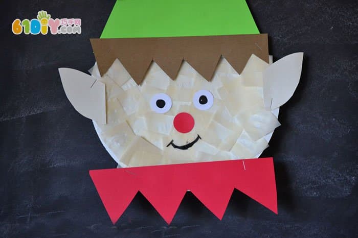 Paper tray DIY making Christmas elves