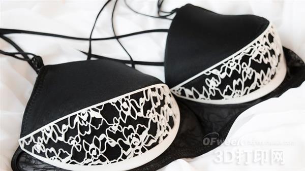 Fashion design in underwear industry 3D printing bra sexy strike