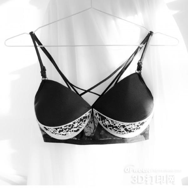 Fashion design in underwear industry 3D printing bra sexy strike