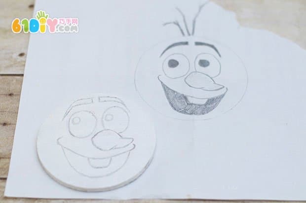 Christmas ornaments making cute Xuebao Olaf