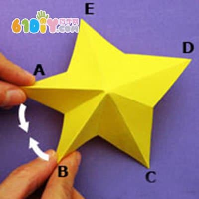 Christmas handmade three-dimensional Christmas star