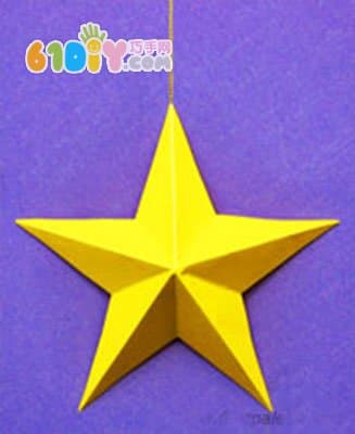 Christmas handmade three-dimensional Christmas star