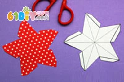 Christmas handmade three-dimensional Christmas star