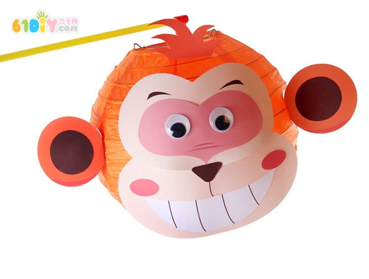 New Year monkey lantern handmade