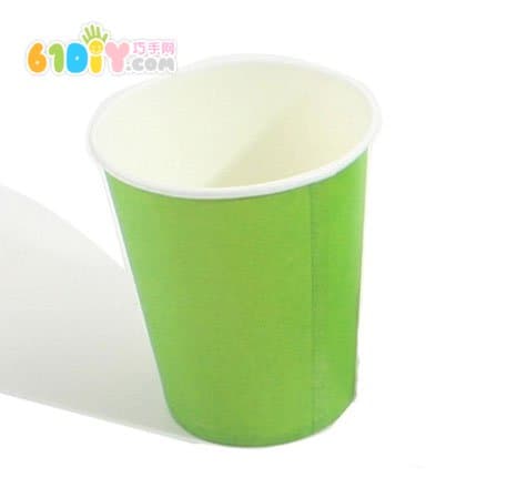 Paper cup monkey handmade