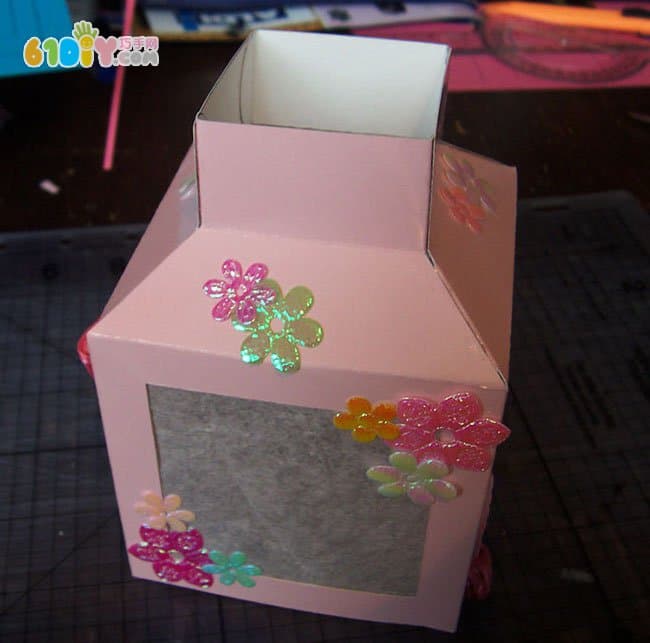 Children's handmade beautiful cardboard lanterns