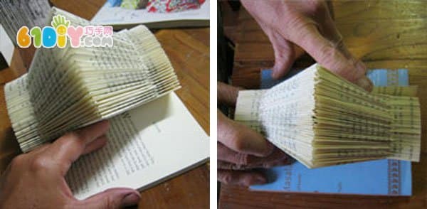 Method of making lanterns from used books