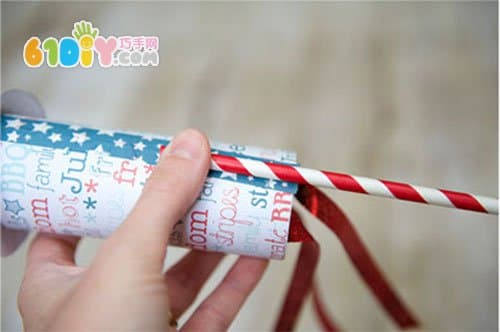 Children's New Year DIY Paper Tube Fireworks