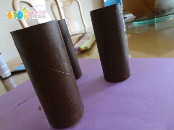 Monkey year handmade roll paper tube handmade monkey