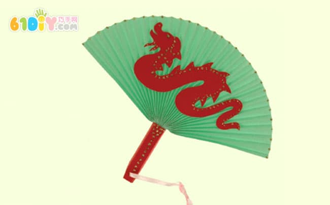 Chinese New Year Decoration Chinese Dragon Fan Production