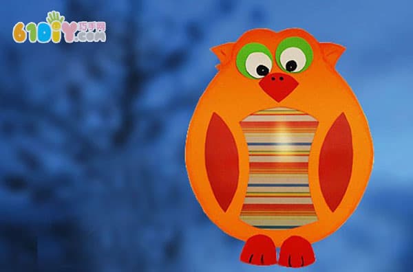 Lantern Festival Handmade Owl Card Paper Lantern