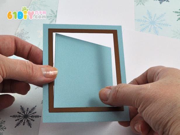 New Year Snow Scene Greeting Card Making Tutorial