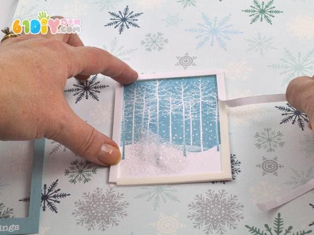 New Year Snow Scene Greeting Card Making Tutorial