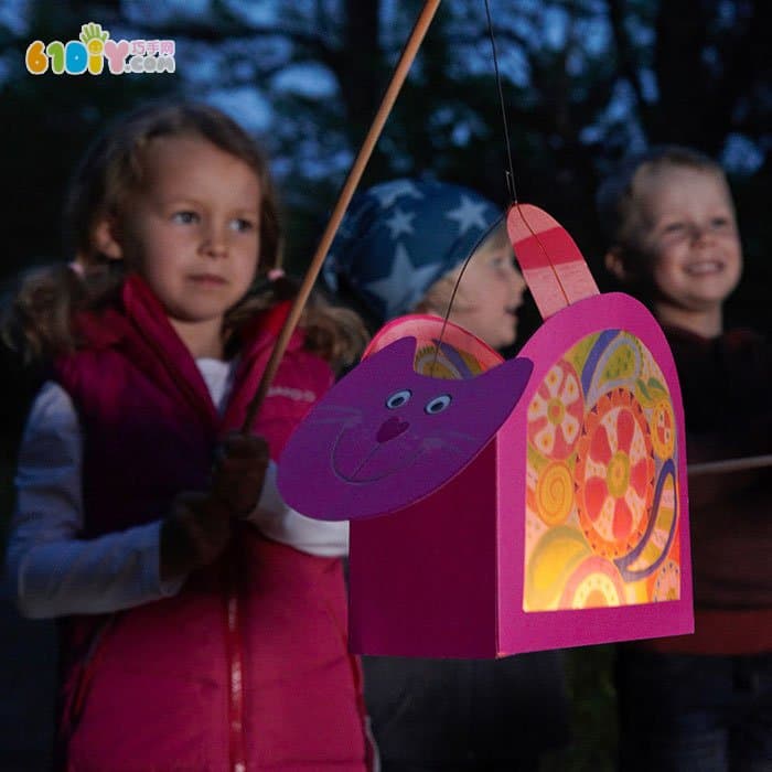 Cute cartoon animal lantern DIY