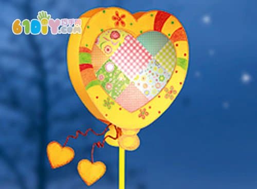 Children's new year handmade beautiful love lantern