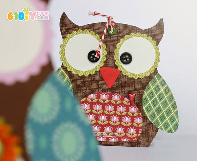 Cute owl gift box making