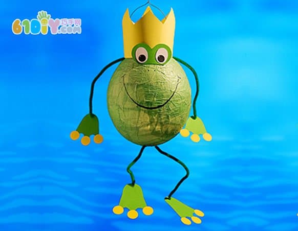 Lantern Festival handmade balloon making cartoon frog lantern