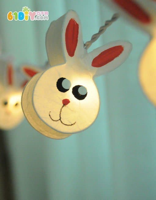 Lantern Festival rabbit lantern handmade