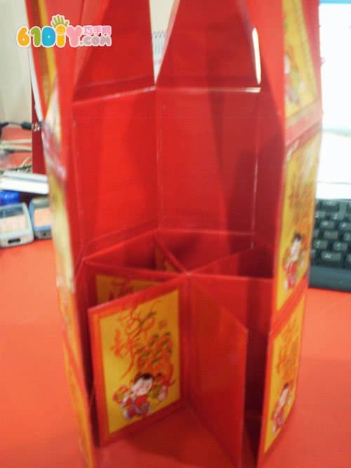 Teach you to make a Lantern Festival lantern with a red envelope