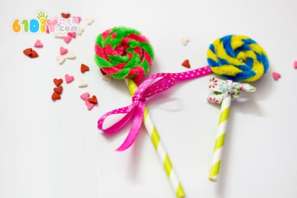 Hairy Handmade Tutorials Cute Lollipops