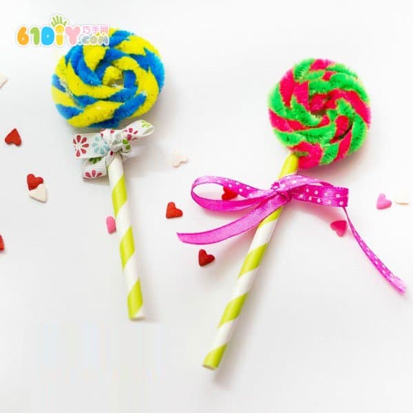 Hairy Handmade Tutorials Cute Lollipops