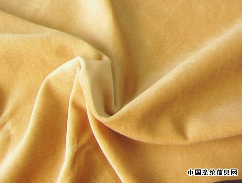 Cotton dyed velveteen
