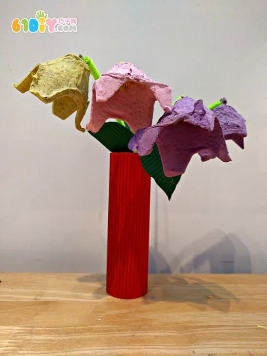 Children's handmade women's day handmade flowers
