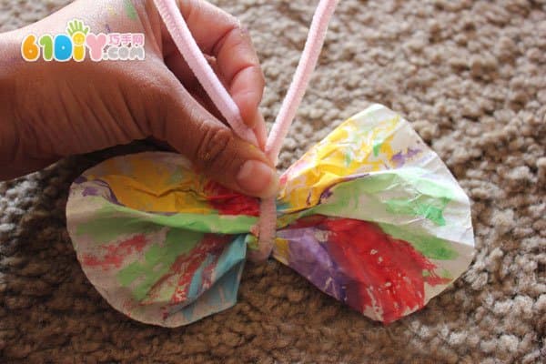 Kindergarten spring handmade butterfly