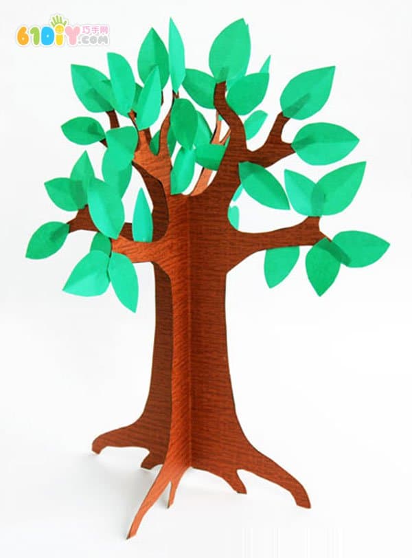 Arbor Day, manual, three-dimensional tree