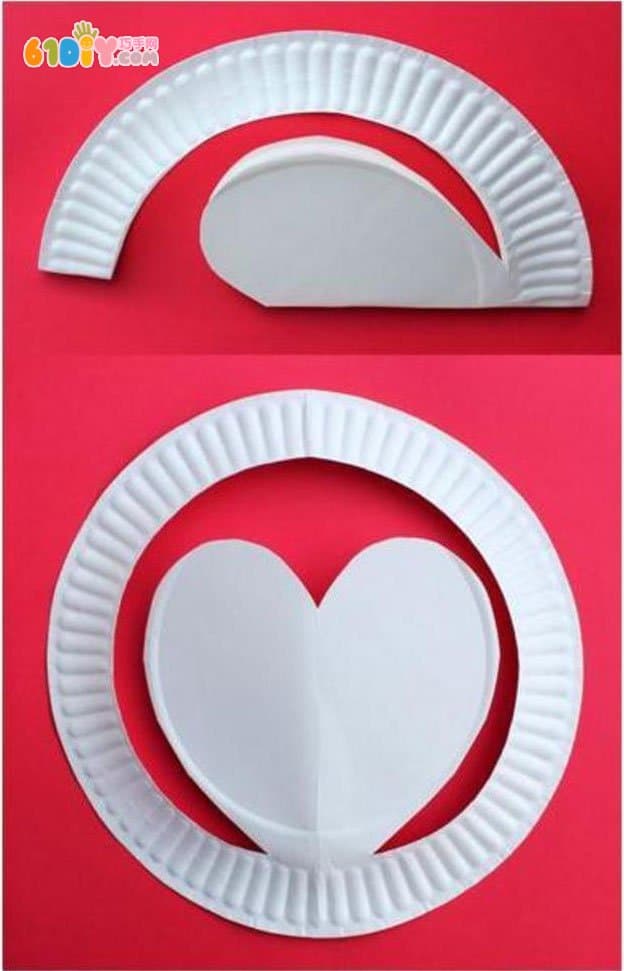 Children's handmade paper plate hat handmade