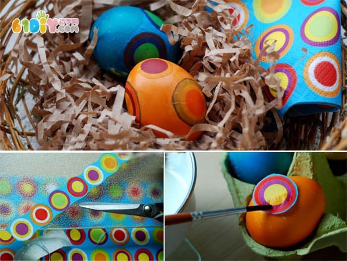 Beautiful patterned Easter egg