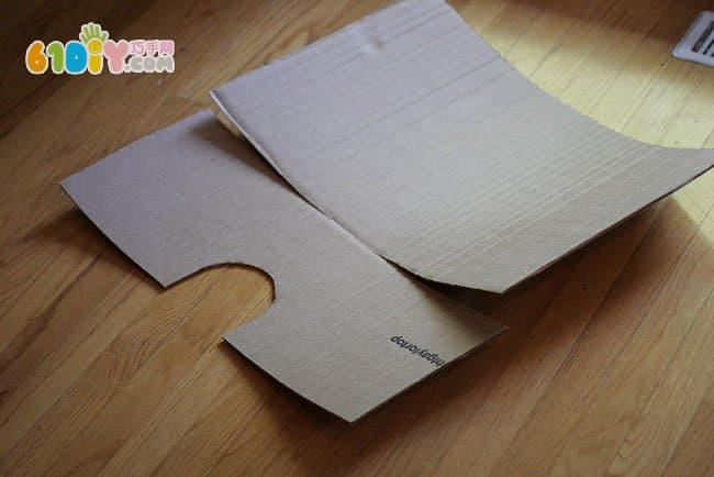 Waste cardboard armor artwork and production process