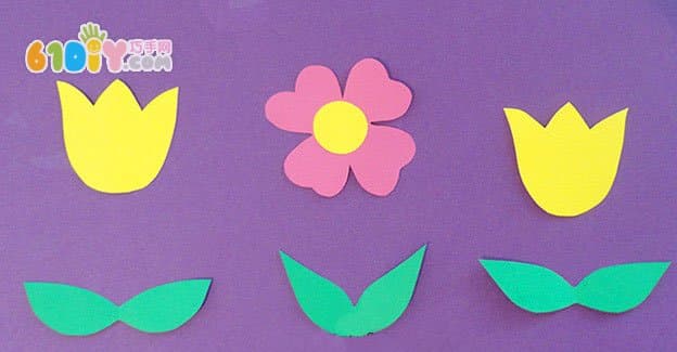 Mother's Day Children's Handmade Three-dimensional Flower Greeting Card