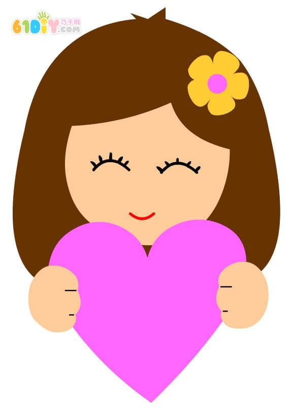 Mother's day handmade boy girl love card