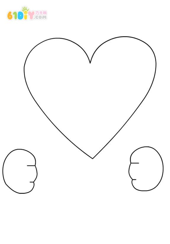 Mother's day handmade boy girl love card