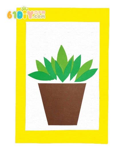 Children's Handmade Flowerpot Card (Mother's Day)