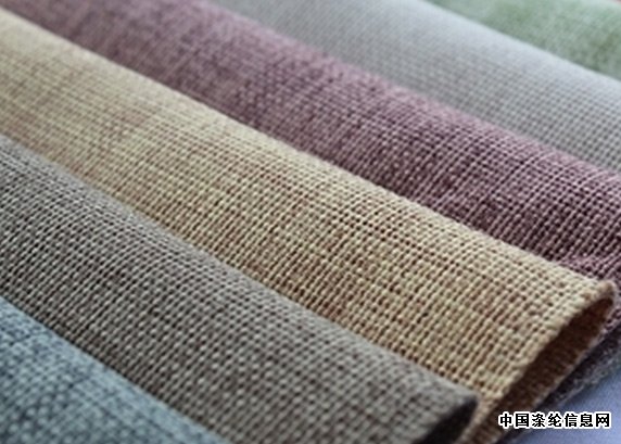 Polyester yarn linen fabric