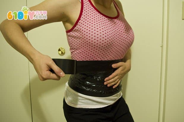 Making a vintage dress corset with tape