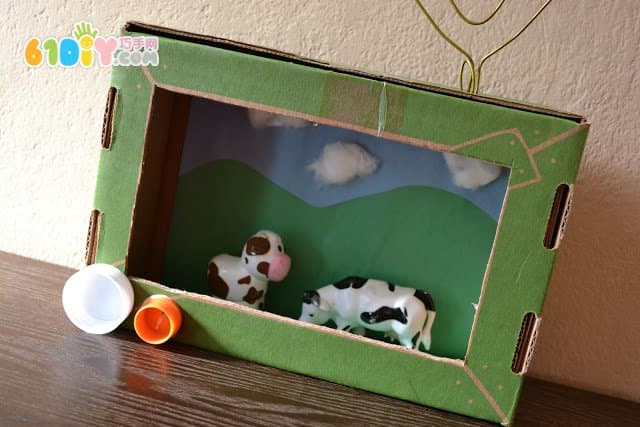 Waste carton making TV