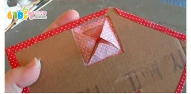 Waste cardboard fabric small house production tutorial