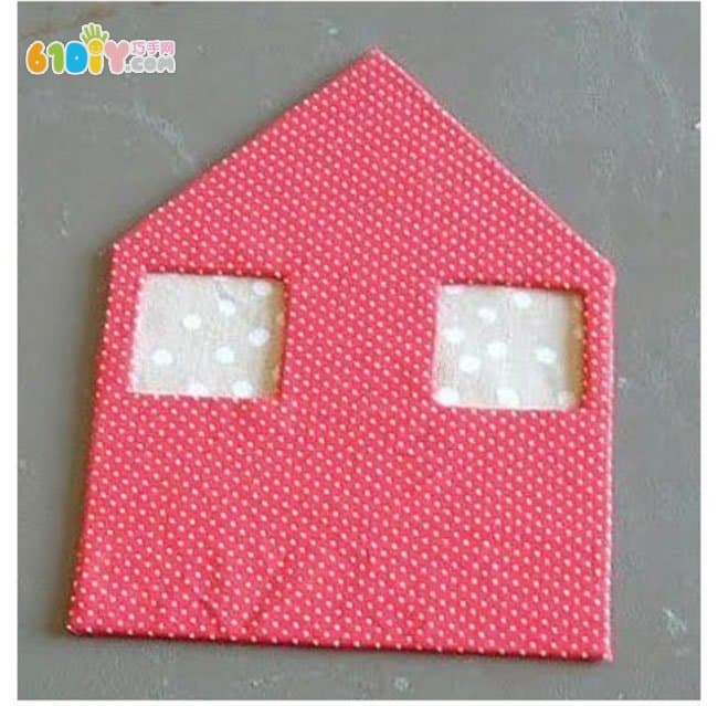 Waste cardboard fabric small house production tutorial