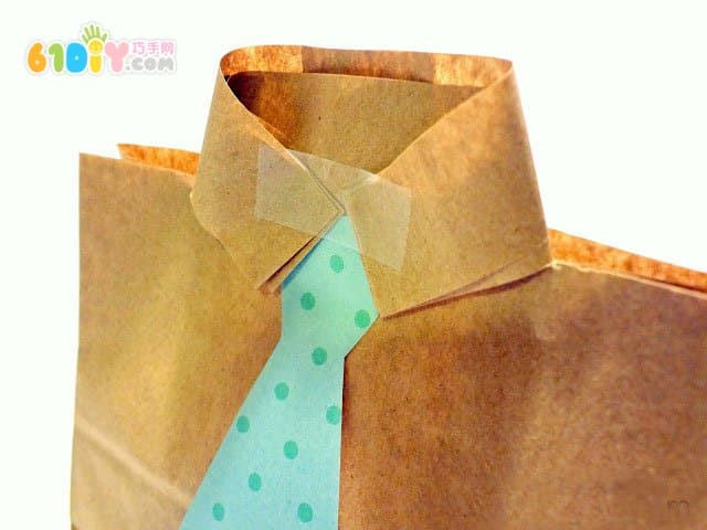 Father's Day DIY making shirt gift bag