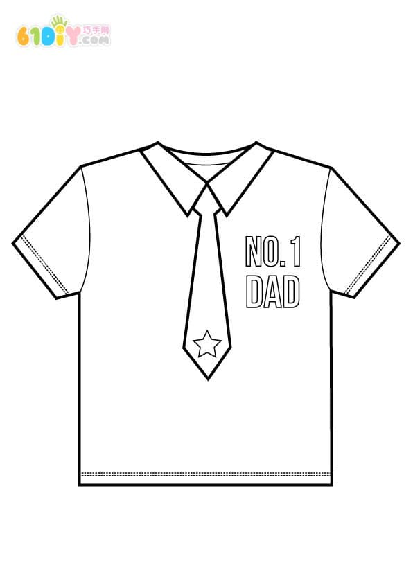 Father's Day Handmade Short Sleeve Filling Chart