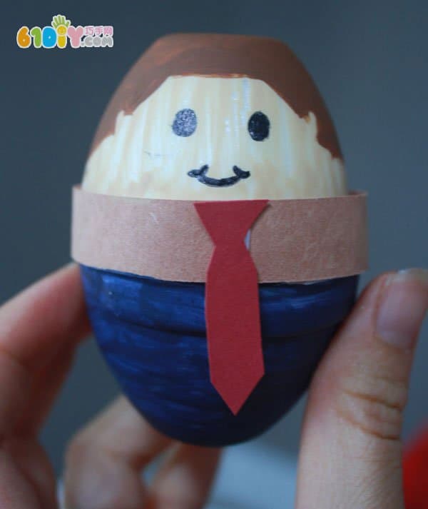 Father's Day Creative Handmade Egg Support DIY Dad